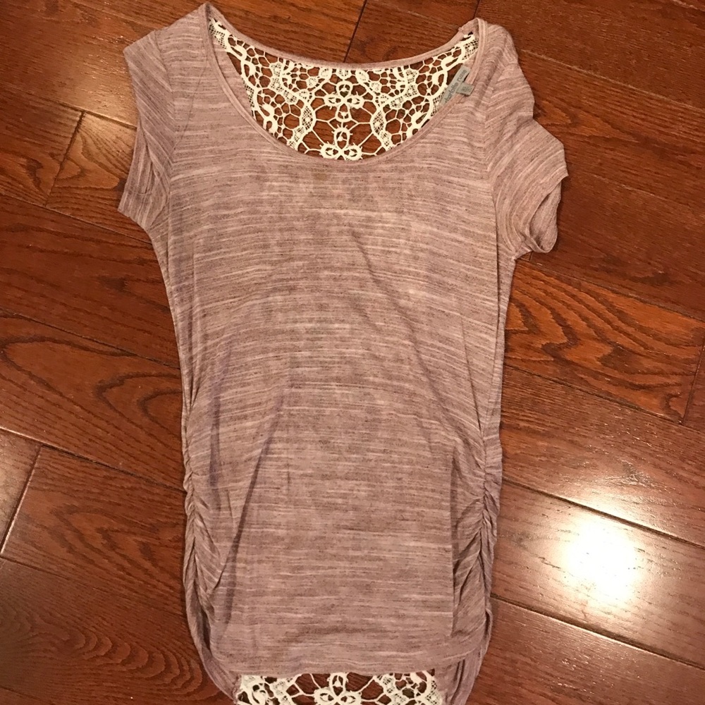 Open laced back shirt